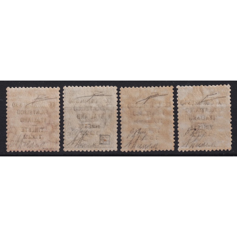 REGNO D'ITALIA 1922 CONFRESSO FILATELICO ITALIANO 4 V. G.I MNH** CE...