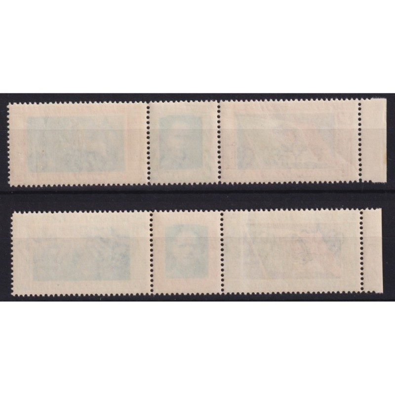 REGNO 1933 TRITTICO CROCIERA NORD ATLANTICA I – NANN G.I MNH** CERT...