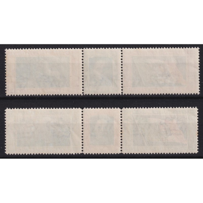REGNO 1933 TRITTICO CROCIERA NORD ATLANTICA I – ARAM G.I MNH** CERT...