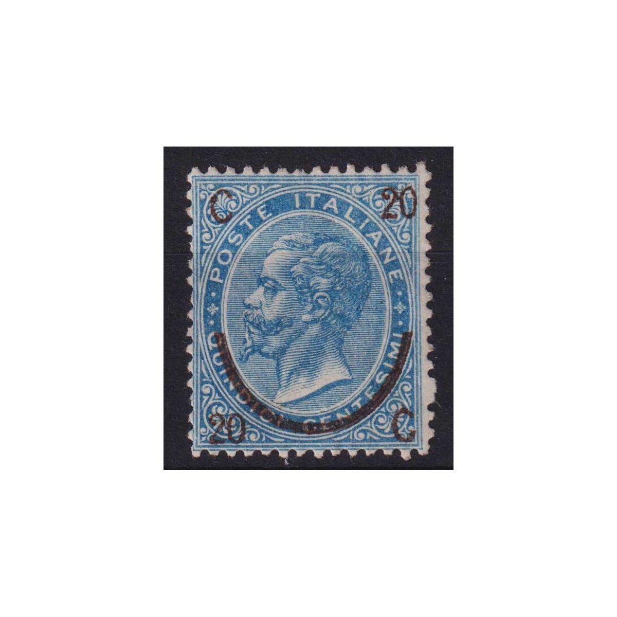 REGNO D'ITALIA 1865 FERRO DI CAVALLO II TIPO N.24 G.I MNH** CERT.  ... REGNO D'ITALIA 1865 FERRO DI CAVALLO II TIPO N.24 G.I MNH** CERT.  ...
