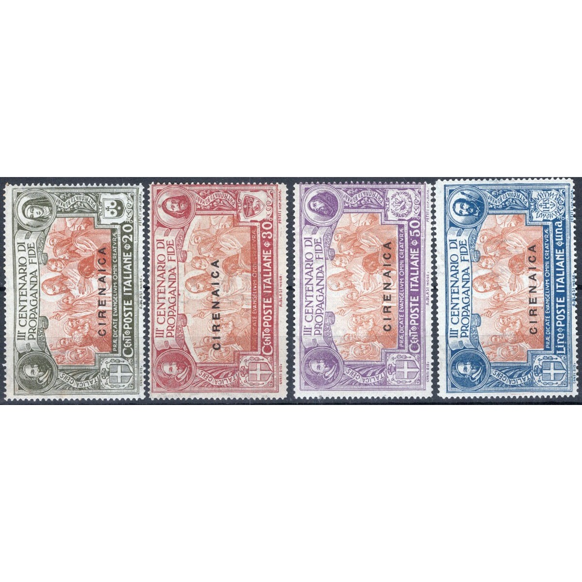 COLONIE CIRENAICA 1923 PROPAGANDA FIDE 4 V. G.I MNH**  | Filatelia ... COLONIE CIRENAICA 1923 PROPAGANDA FIDE 4 V. G.I MNH**  | Filatelia ...