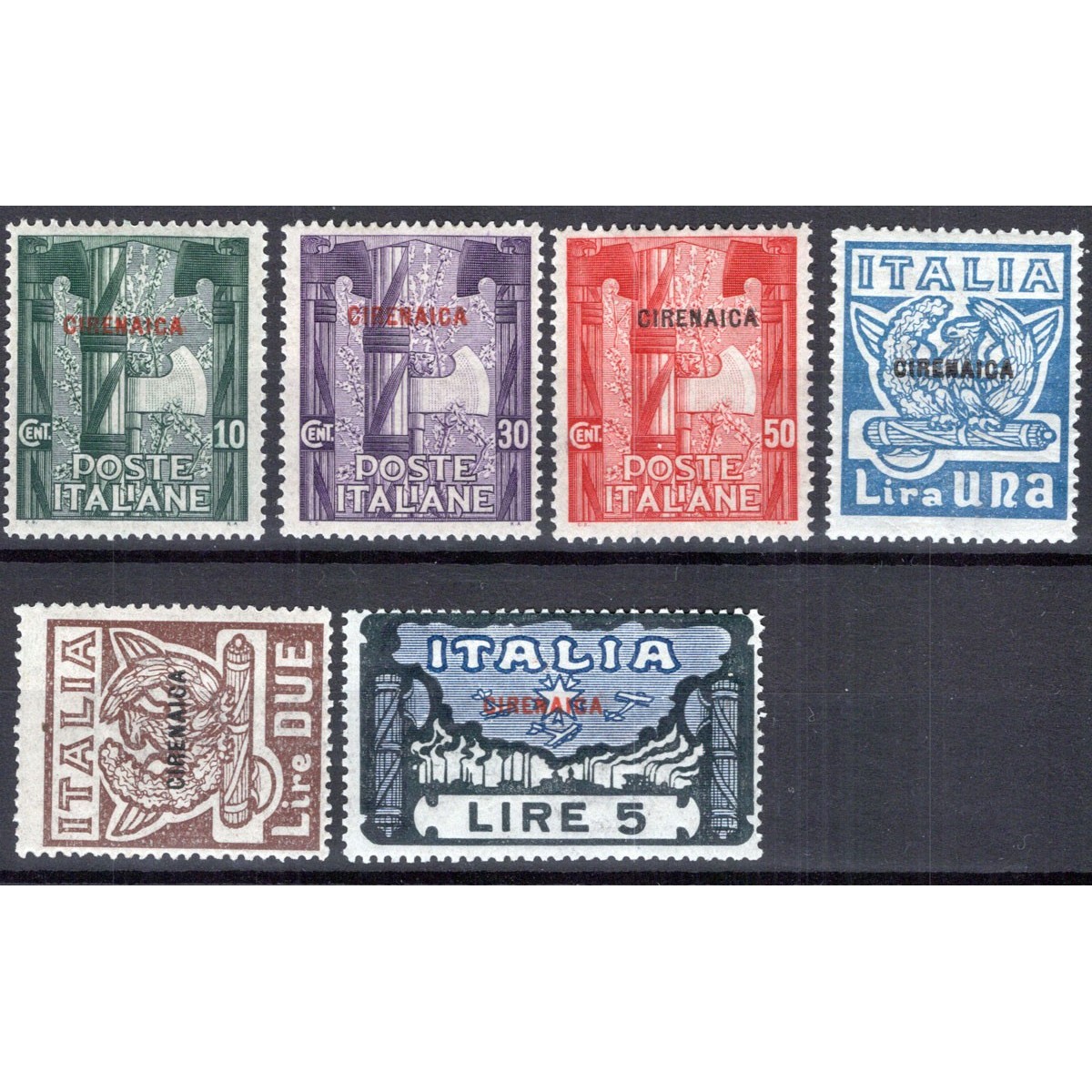 COLONIE CIRENAICA 1923 MARCIA SU ROMA 6 V. G.I MNH**  | Filatelia M... COLONIE CIRENAICA 1923 MARCIA SU ROMA 6 V. G.I MNH**  | Filatelia M...