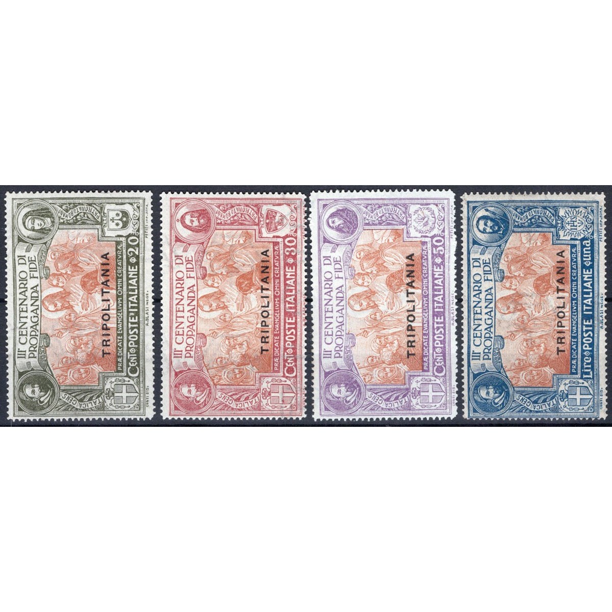 COLONIE TRIPOLITANIA 1923 PROPAGANDA FIDE 4 VALORI G.I MNH**  | Fil... COLONIE TRIPOLITANIA 1923 PROPAGANDA FIDE 4 VALORI G.I MNH**  | Fil...