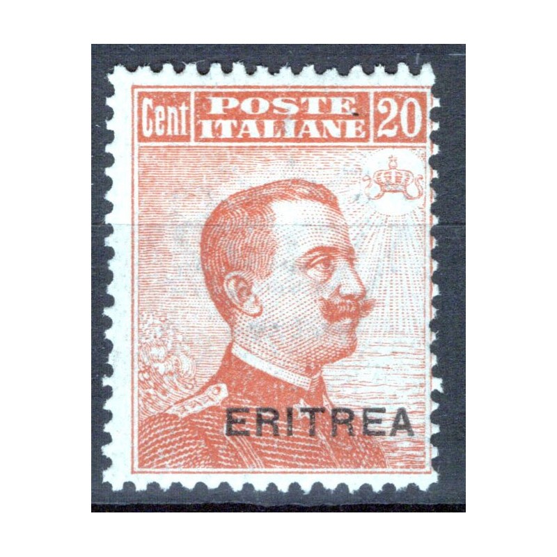 COLONIE ERITREA 1921 MICHETTI 20 CENTESIMI N.49 G.I MNH**  | Filate...