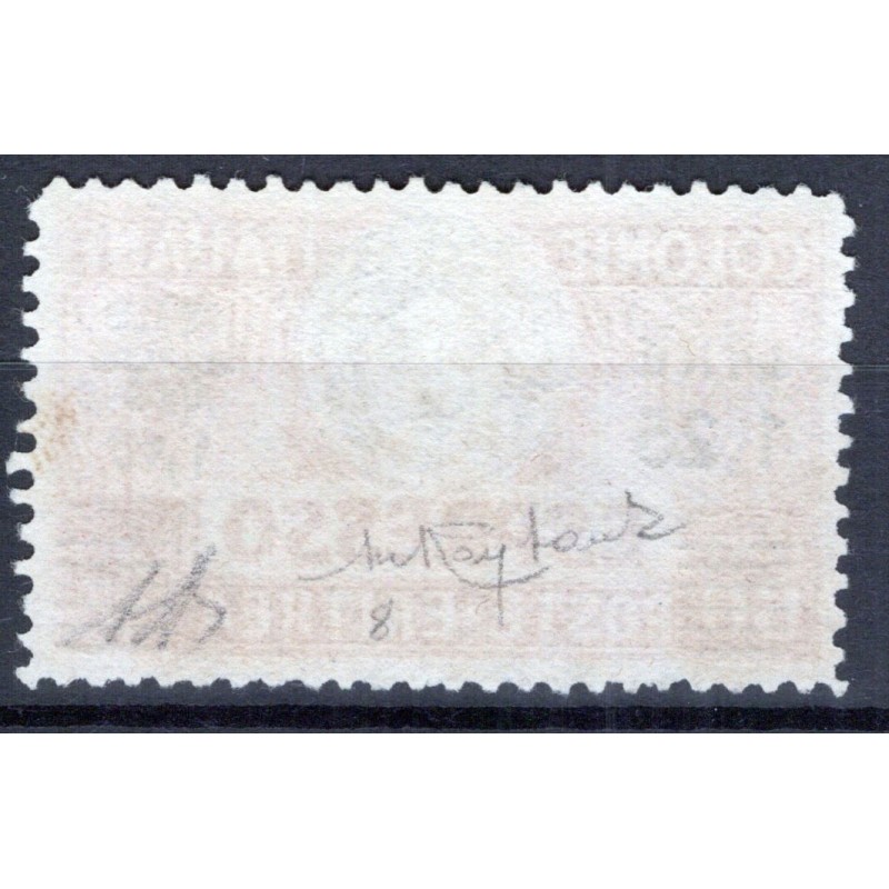COLONIE ERITREA 1927-35 ESPRESSO 1,25 LIRE SU 60 CENT. N.8 US. CERT...