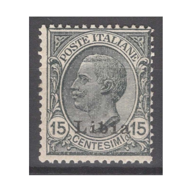 COLONIE LIBIA 1921 MICHETTI 15 CENTESIMI N.33 G.I MNH**  | Filateli...