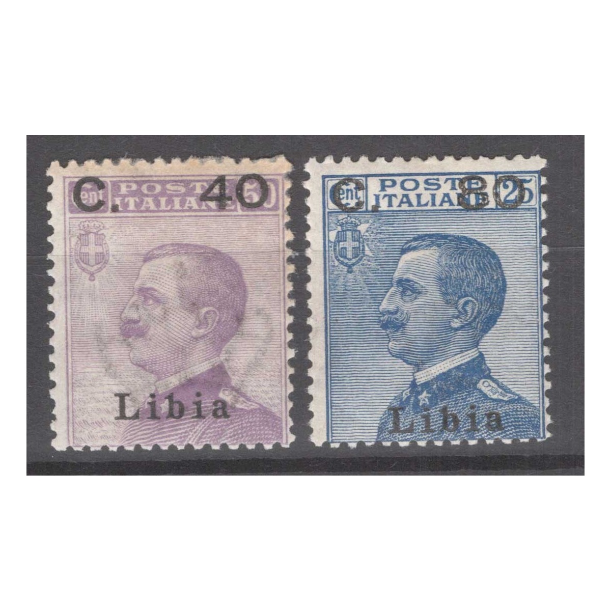 COLONIE LIBIA 1922 MICHETTI SOPRASTAMPATI 2 V. N.38-39 G.I MNH**  |... COLONIE LIBIA 1922 MICHETTI SOPRASTAMPATI 2 V. N.38-39 G.I MNH**  |...