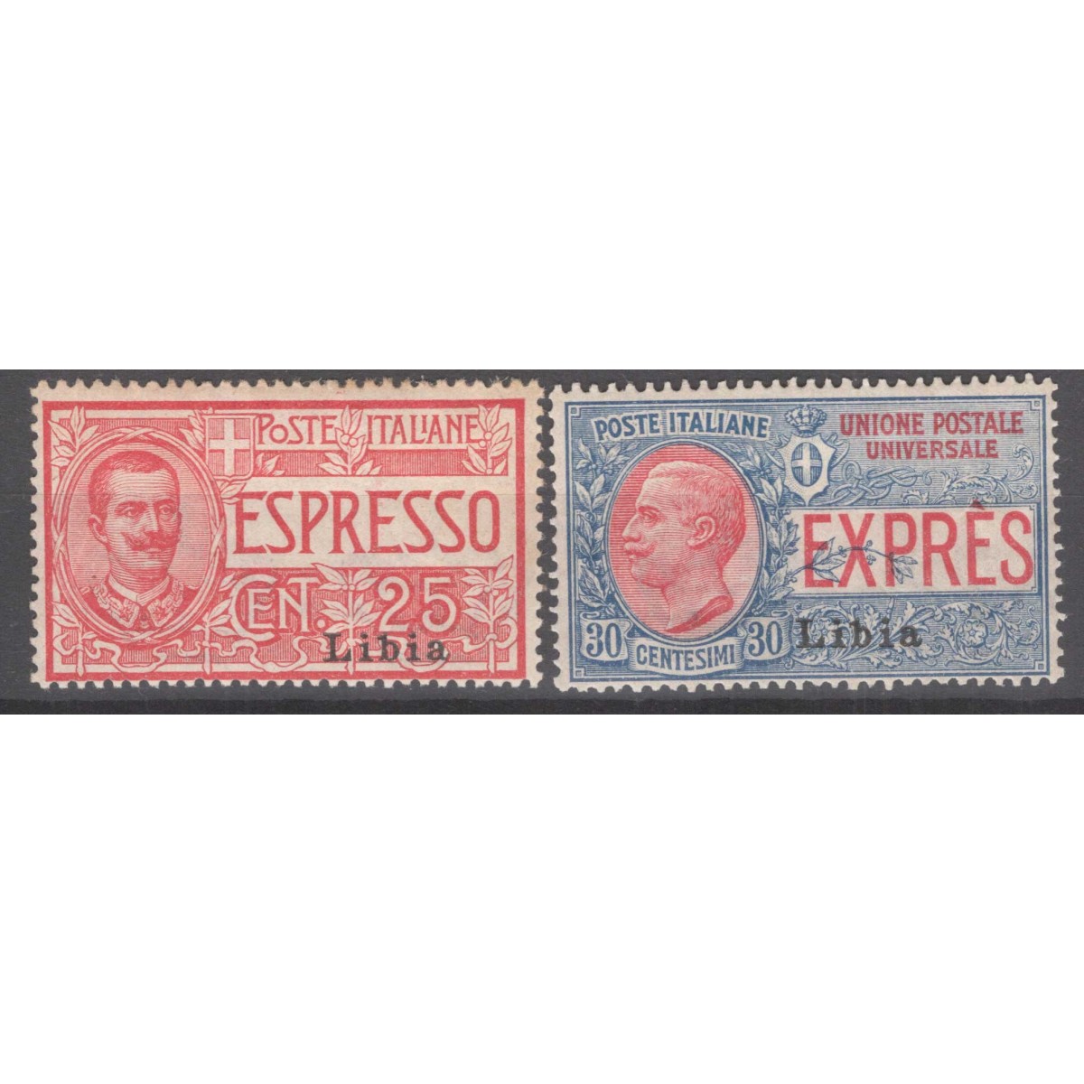 COLONIE LIBIA 1915 ESPRESSI 2 V. N.1-2 G.I MNH**  | Filatelia Meloni COLONIE LIBIA 1915 ESPRESSI 2 V. N.1-2 G.I MNH**  | Filatelia Meloni