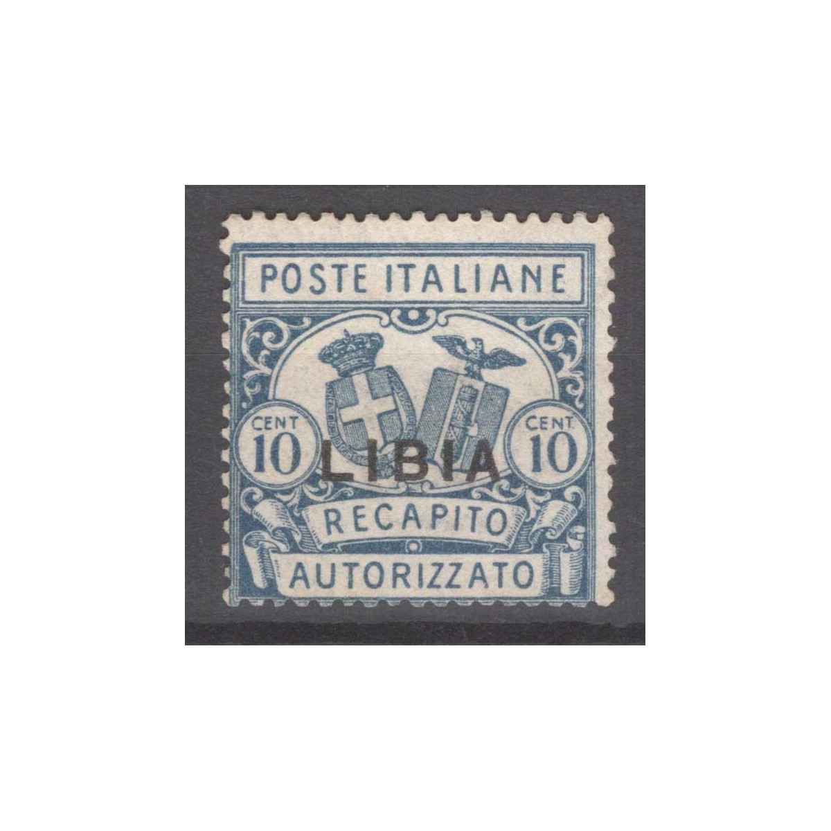 COLONIE LIBIA 1929 RECAPITO AUTORIZZATO 10 C. DENT.14 N.2 G.I MNH**... COLONIE LIBIA 1929 RECAPITO AUTORIZZATO 10 C. DENT.14 N.2 G.I MNH**...