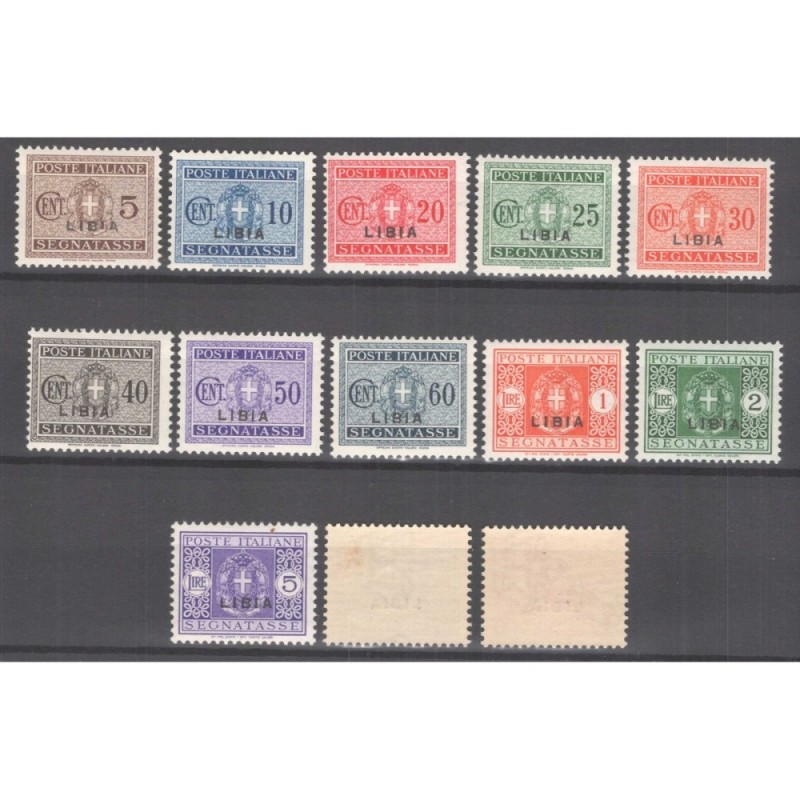 COLONIE LIBIA 1934 SEGNATASSE 13 V. G.I MNH**  | Filatelia Meloni