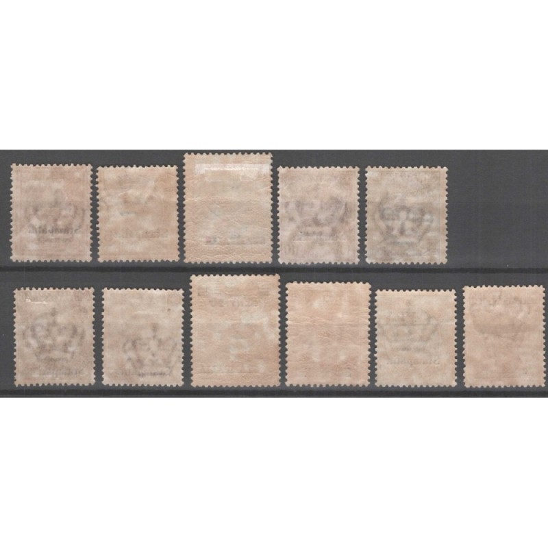COLONIE STAMPALIA 1912 SERIE COMPLETA MICHETTI 11 V. G.I MNH** / G....