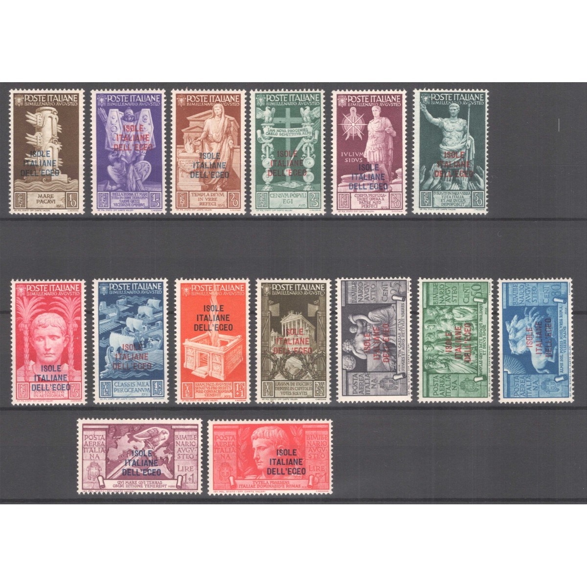 COLONIE EGEO 1938 AUGUSTO 15 V. G.I MNH**  | Filatelia Meloni COLONIE EGEO 1938 AUGUSTO 15 V. G.I MNH**  | Filatelia Meloni