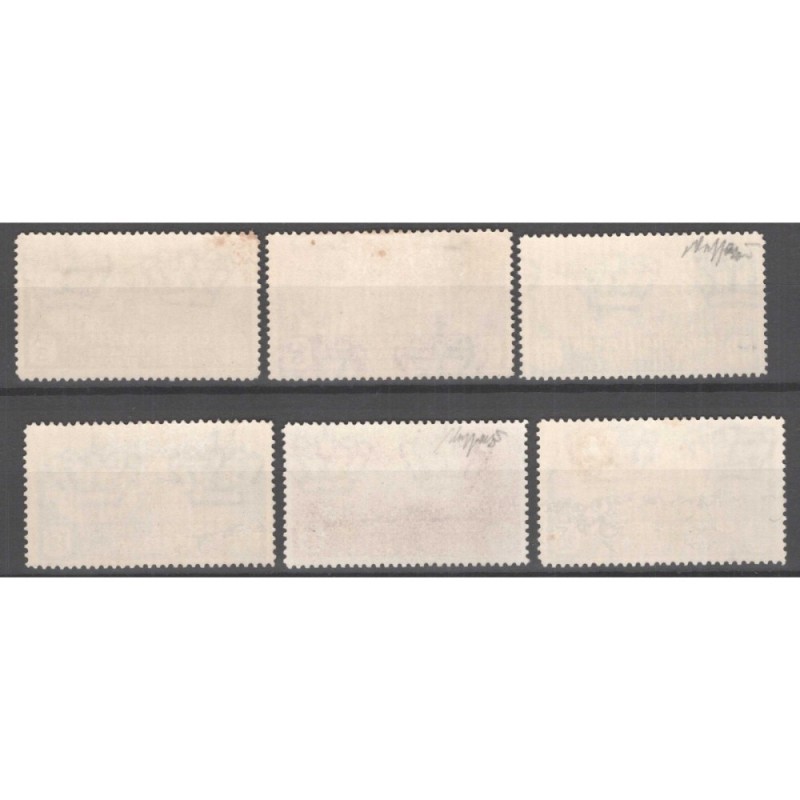 COLONIE EGEO 1933 P/A CROCIERA ZEPPELIN 6 V. G.I MNH** CERT.  | Fil...