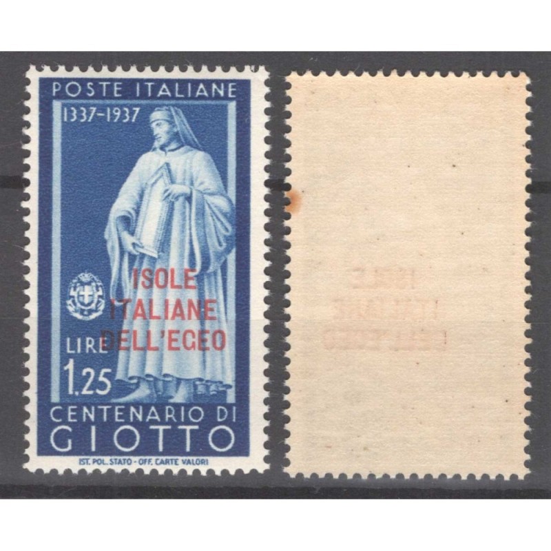 COLONIE EGEO 1938 GIOTTO 2 V. G.I MNH**  | Filatelia Meloni