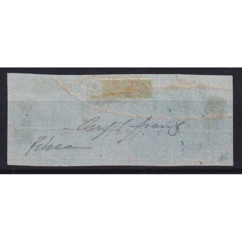 TOSCANA 1851 STRISCIA 1 SOLDO GIALLO LIMONE 3 V. N.2d US. CERT.  | ...