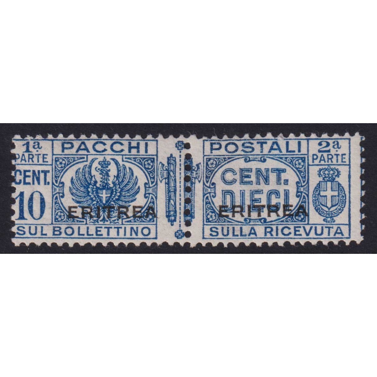 COLONIE ERITREA 1927-37 PACCHI POSTALI 10 CENTESIMI N.22 G.I MNH** ... COLONIE ERITREA 1927-37 PACCHI POSTALI 10 CENTESIMI N.22 G.I MNH** ...