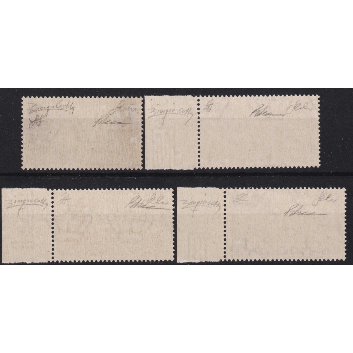 COLONIE AFRICA ORIENTALE 1941 CUBETTI ASSE NON EMESSI 4 V. G.I MNH*... COLONIE AFRICA ORIENTALE 1941 CUBETTI ASSE NON EMESSI 4 V. G.I MNH*...