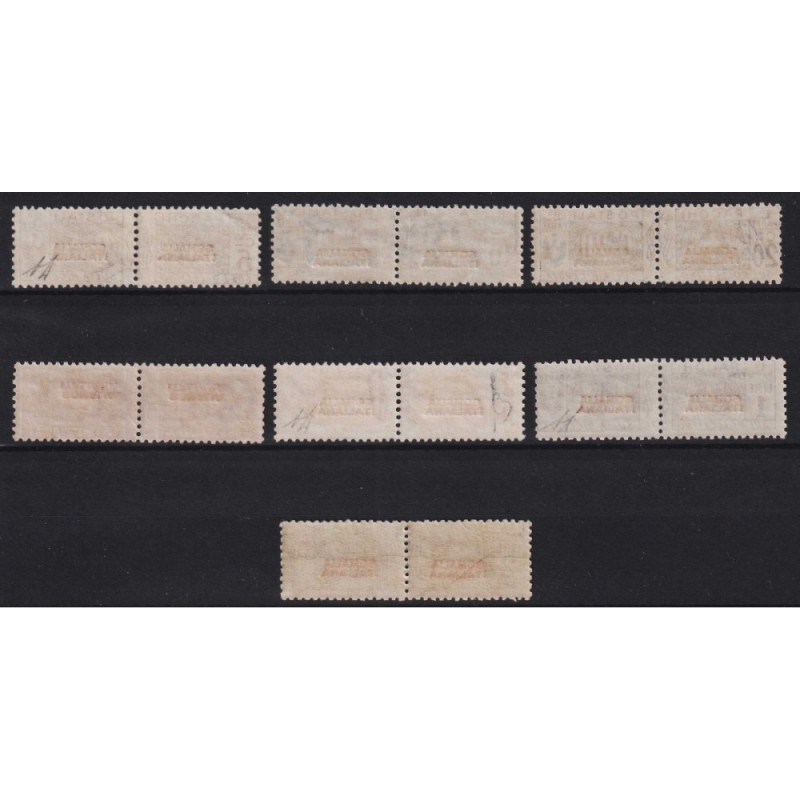 COLONIE SOMALIA 1926-31 PACCHI POSTALI I TIPO 7 V. N.43-49 G.I MNH*...