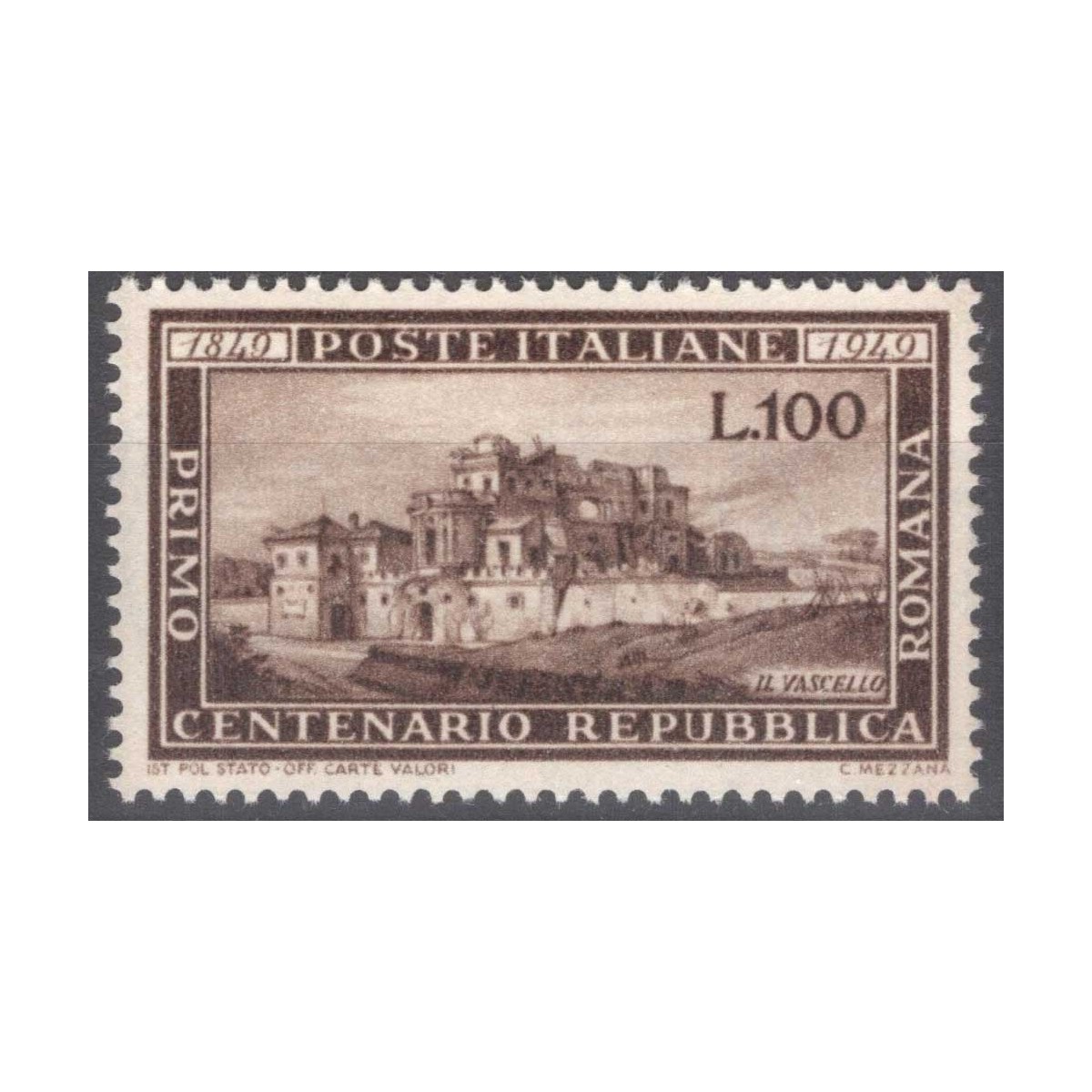 REPUBBLICA 1949 ROMANA G.I MNH**  | Filatelia Meloni REPUBBLICA 1949 ROMANA G.I MNH**  | Filatelia Meloni