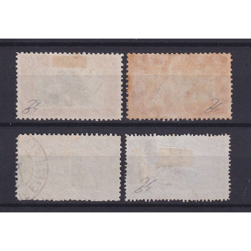 REGNO D'ITALIA 1926 MILIZIA I 4 V. USATI ANNULLI ORIGINALI  | Filat...