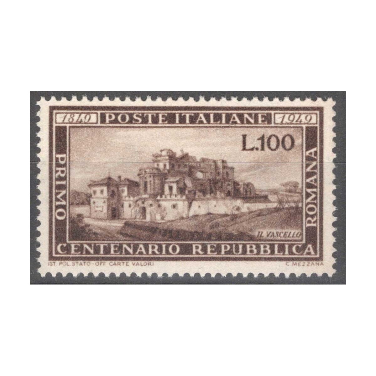 REPUBBLICA 1949 ROMANA G.I MNH**  | Filatelia Meloni REPUBBLICA 1949 ROMANA G.I MNH**  | Filatelia Meloni