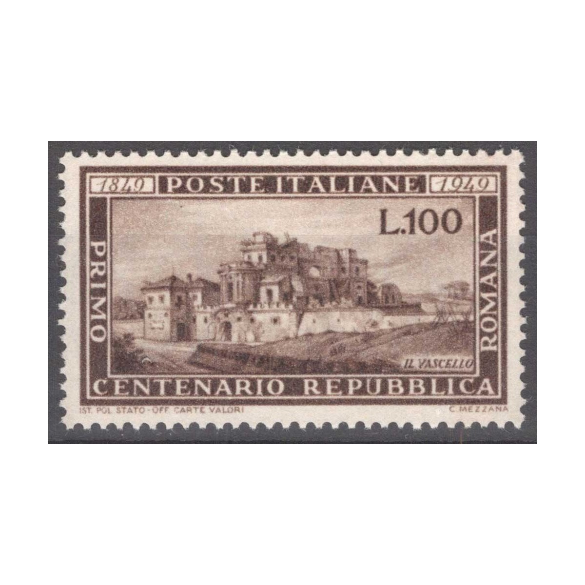 REPUBBLICA 1949 ROMANA G.I MNH**  | Filatelia Meloni REPUBBLICA 1949 ROMANA G.I MNH**  | Filatelia Meloni