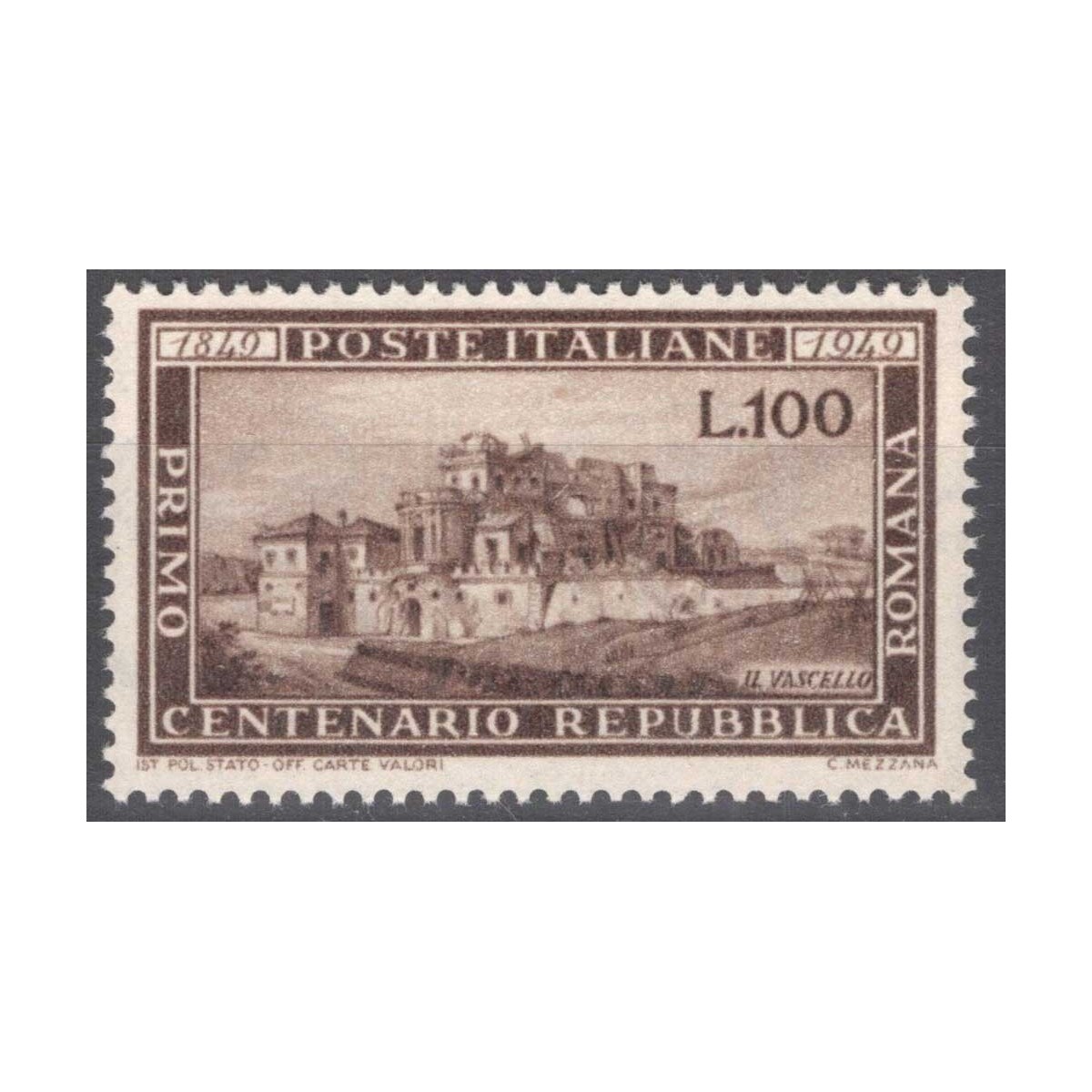 REPUBBLICA 1949 ROMANA G.I MNH**  | Filatelia Meloni REPUBBLICA 1949 ROMANA G.I MNH**  | Filatelia Meloni