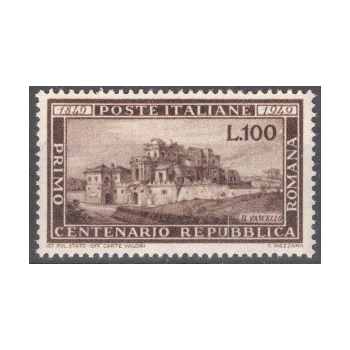 REPUBBLICA 1949 ROMANA G.I MNH**  | Filatelia Meloni REPUBBLICA 1949 ROMANA G.I MNH**  | Filatelia Meloni