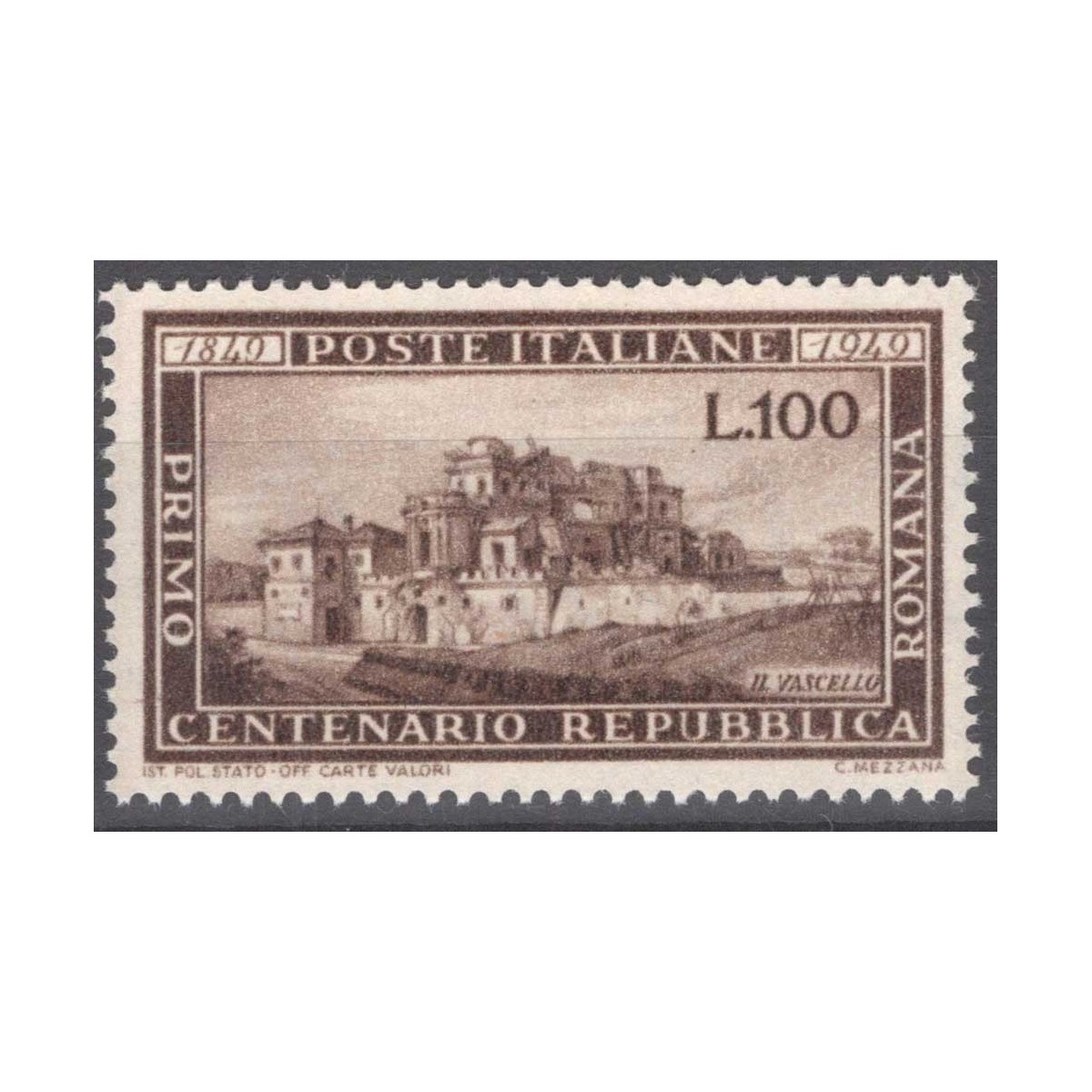 REPUBBLICA 1949 ROMANA G.I MNH**  | Filatelia Meloni REPUBBLICA 1949 ROMANA G.I MNH**  | Filatelia Meloni