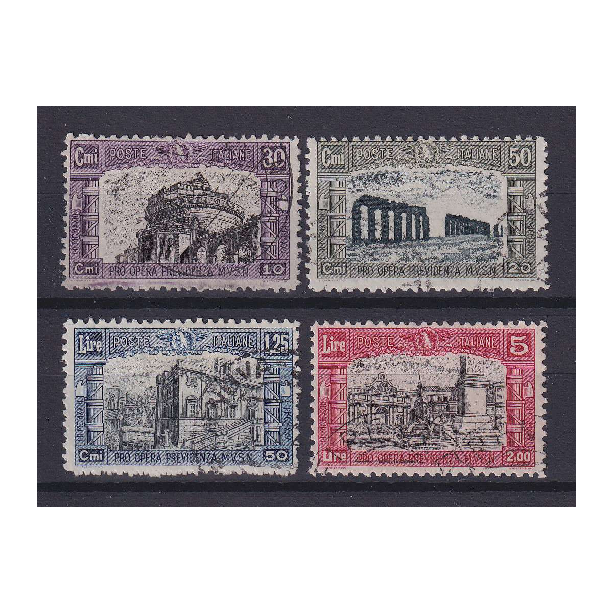 REGNO D'ITALIA 1928 MILIZIA II 4 V. USATI ALCUNI ANNULLI ORIGINALI ... REGNO D'ITALIA 1928 MILIZIA II 4 V. USATI ALCUNI ANNULLI ORIGINALI ...