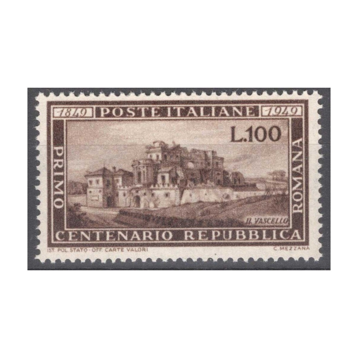 REPUBBLICA 1949 ROMANA G.I MNH**  | Filatelia Meloni REPUBBLICA 1949 ROMANA G.I MNH**  | Filatelia Meloni