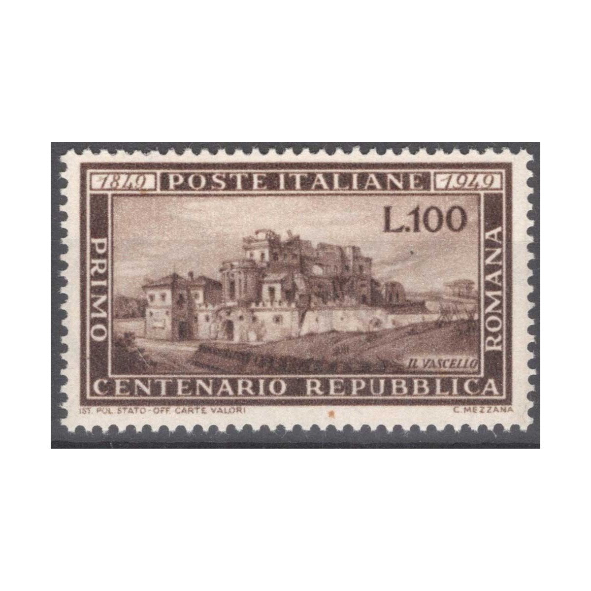 REPUBBLICA 1949 ROMANA G.I MNH**  | Filatelia Meloni REPUBBLICA 1949 ROMANA G.I MNH**  | Filatelia Meloni