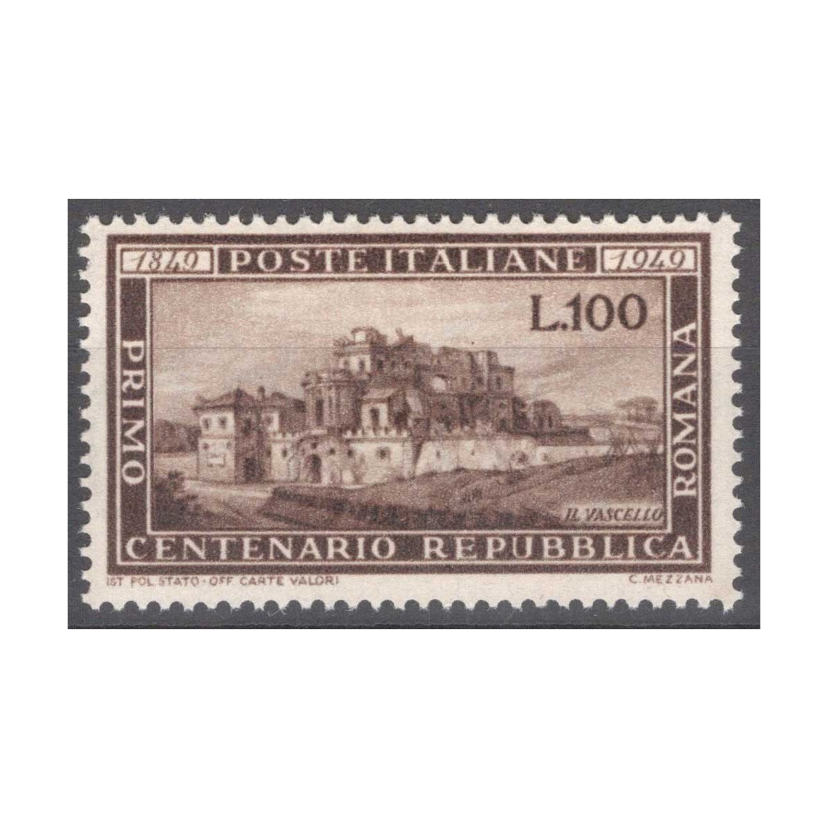 REPUBBLICA 1949 ROMANA G.I MNH**  | Filatelia Meloni REPUBBLICA 1949 ROMANA G.I MNH**  | Filatelia Meloni