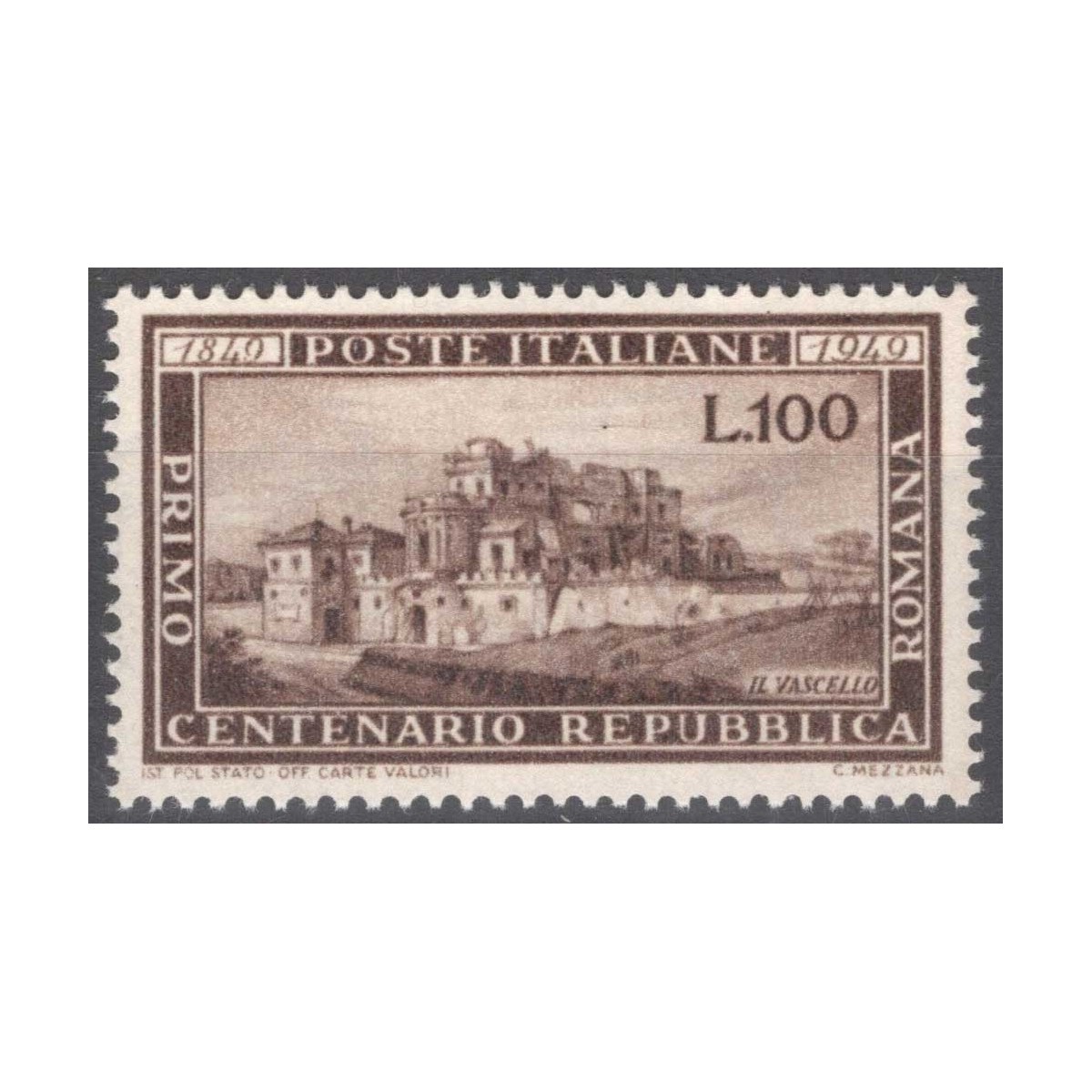 REPUBBLICA 1949 ROMANA G.I MNH**  | Filatelia Meloni REPUBBLICA 1949 ROMANA G.I MNH**  | Filatelia Meloni