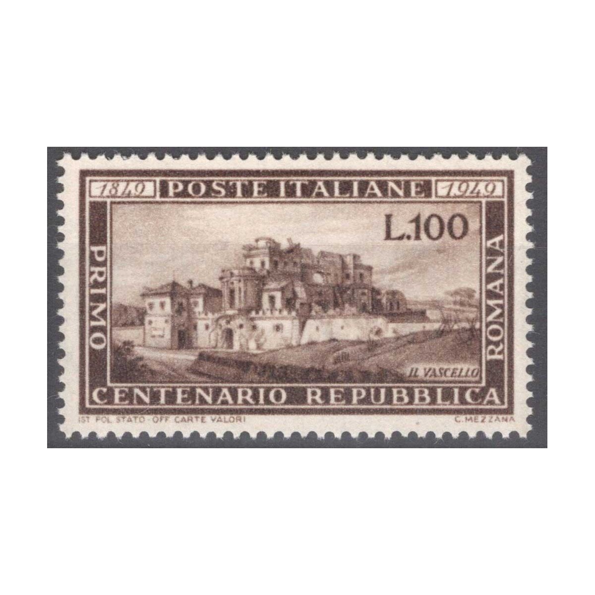 REPUBBLICA 1949 ROMANA G.I MNH**  | Filatelia Meloni REPUBBLICA 1949 ROMANA G.I MNH**  | Filatelia Meloni
