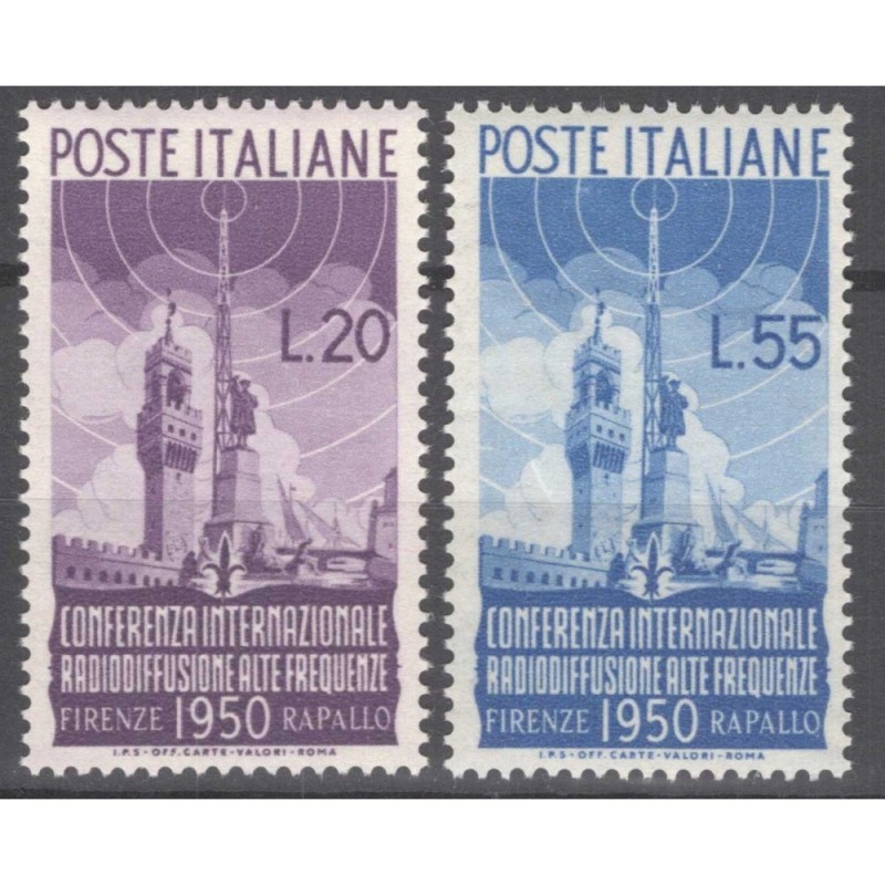 REPUBBLICA 1950 RADIODIFFUSIONE G.I MNH**  | Filatelia Meloni