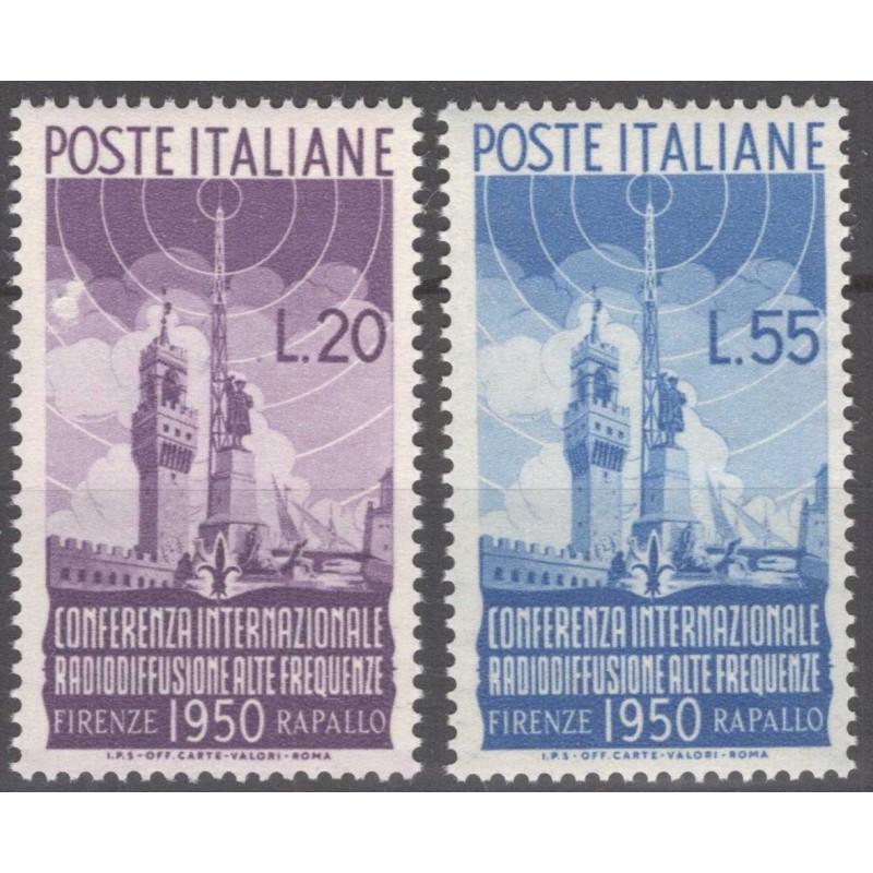 REPUBBLICA 1950 RADIODIFFUSIONE G.I MNH**  | Filatelia Meloni