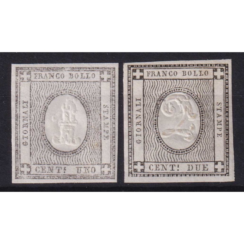 SARDEGNA 1861 PER STAMPATI 2 V. G.I MNH**  | Filatelia Meloni