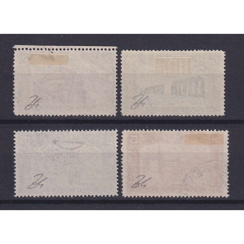 REGNO D'ITALIA 1930 MILIZIA III 4 V. USATI ALCUNI ANNULLI ORIGINALI...