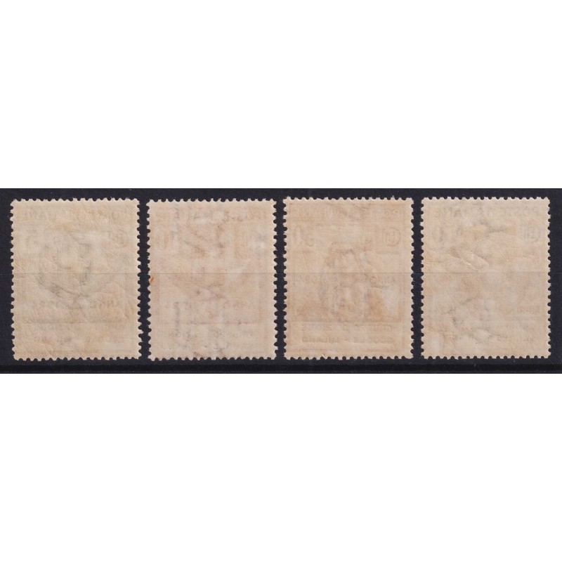 REGNO 1924 PARASTATALI GRUPPO D'AZIONE SCUOLE MILANO 4 V. G.I MNH**...