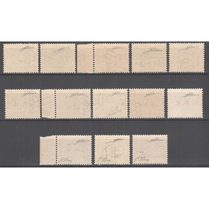 R.S.I SOCIALE 1944 SEGNATASSE G.N.R. BS / VR13 V. G.I MNH** CERT.  ...