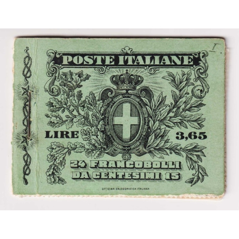 REGNO D'ITALIA 1906 MICHETTI LIBRETTO N.1 G.I MNH** CERT.  | Filate...