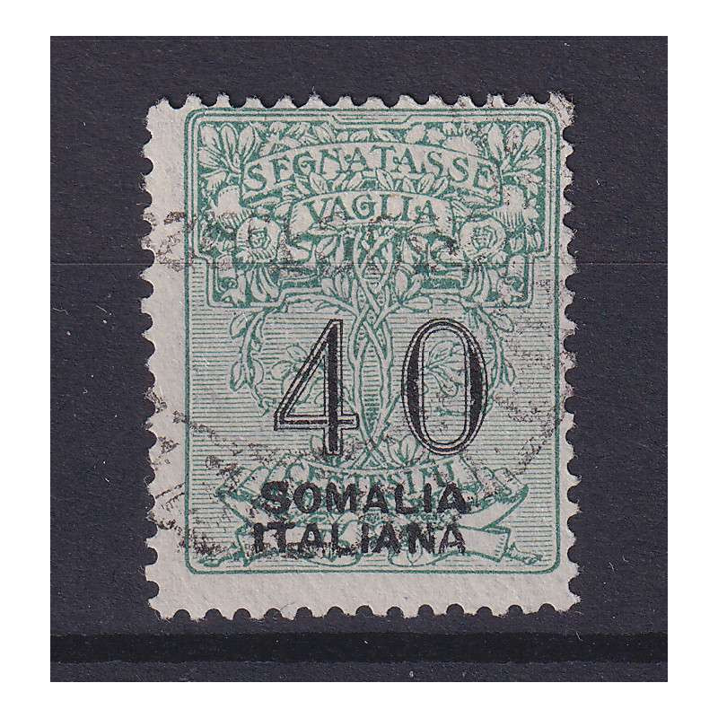 COLONIE SOMALIA 1926 SEGNATASSE PER VAGLIA 40 C. N.8 US  | Filateli...