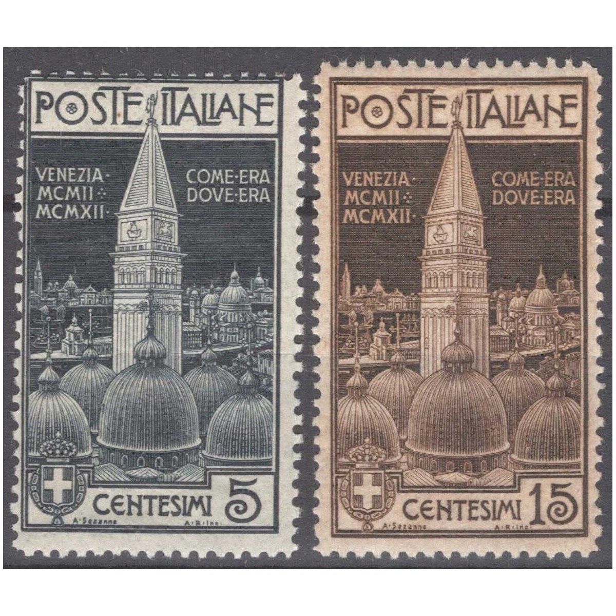 REGNO D'ITALIA 1912 CAMPANILE SAN MARCO 2 V. G.I MNH**  | Filatelia... REGNO D'ITALIA 1912 CAMPANILE SAN MARCO 2 V. G.I MNH**  | Filatelia...