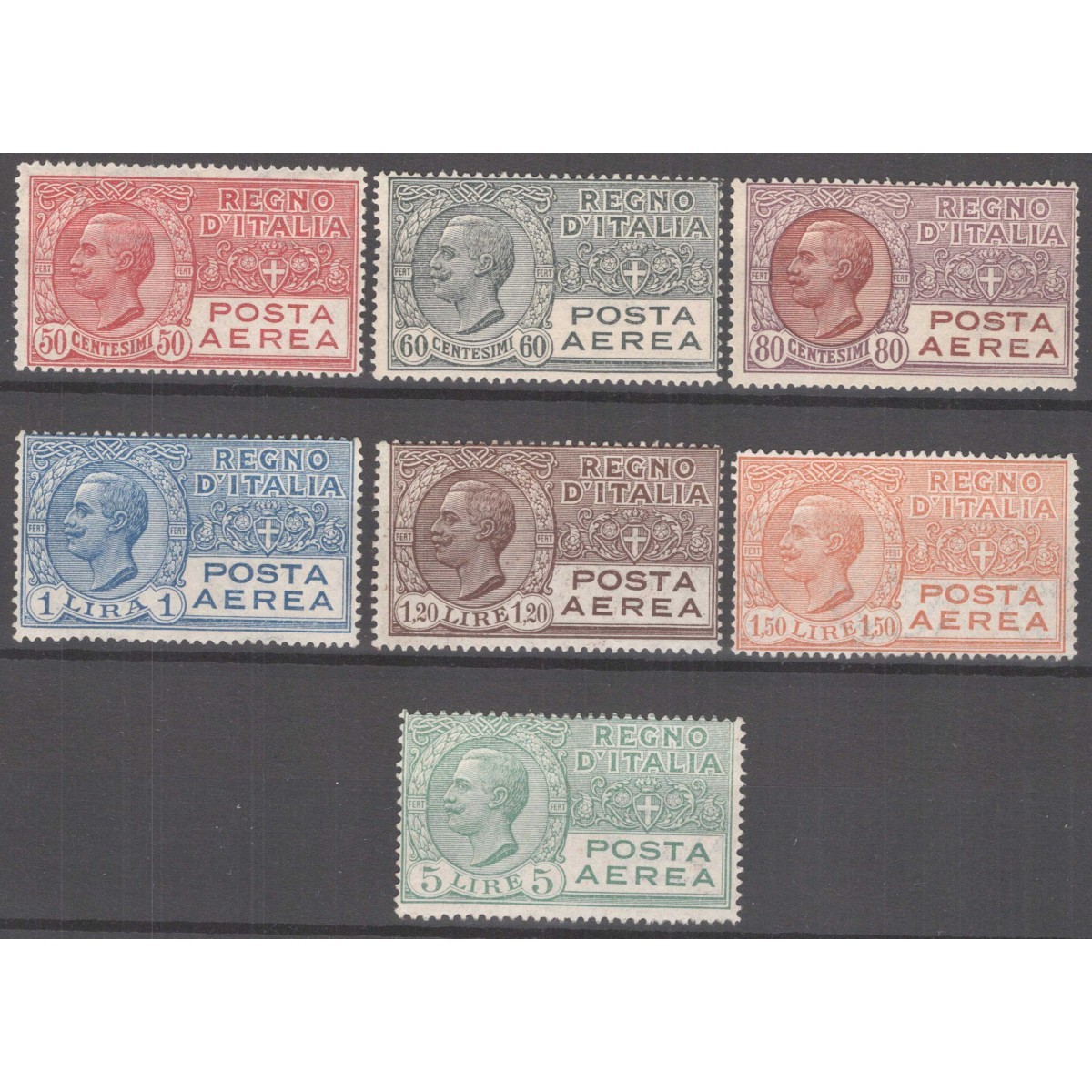 REGNO D'ITALIA 1926-28 POSTA AEREA 7 VALORI G.I MNH**  | Filatelia ... REGNO D'ITALIA 1926-28 POSTA AEREA 7 VALORI G.I MNH**  | Filatelia ...