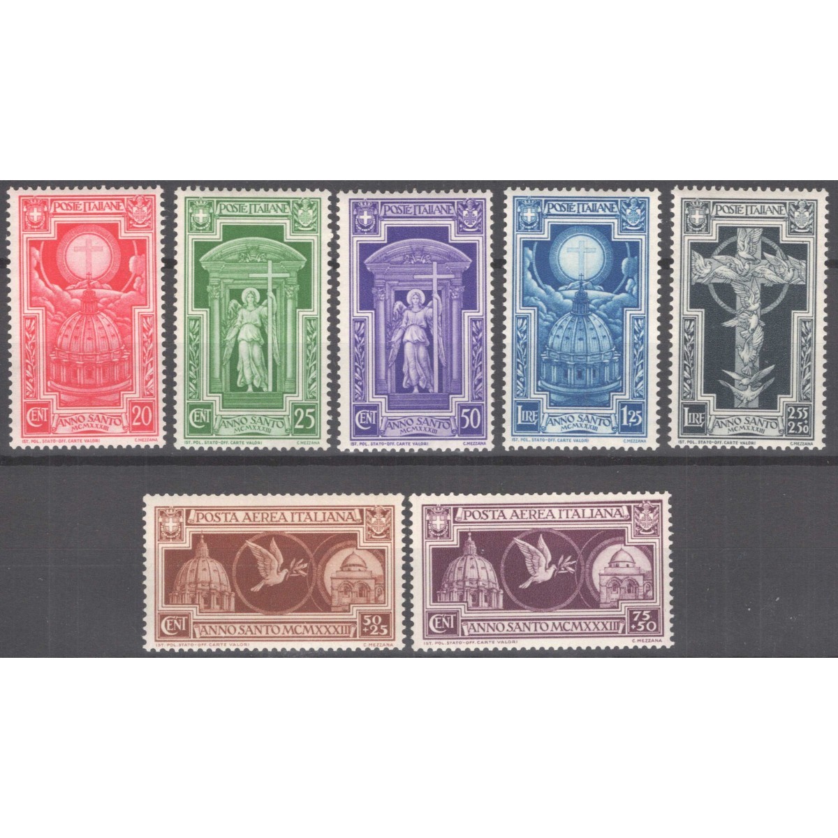 REGNO D'ITALIA 1933 ANNO SANTO 7 V. G.I MNH**  | Filatelia Meloni REGNO D'ITALIA 1933 ANNO SANTO 7 V. G.I MNH**  | Filatelia Meloni