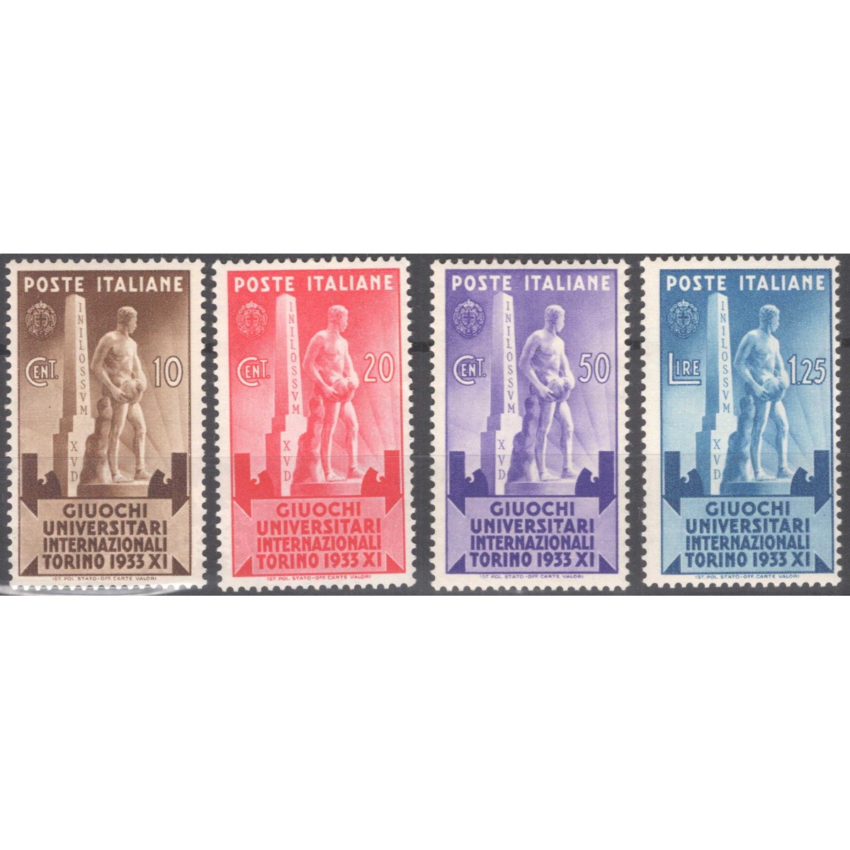 REGNO D'ITALIA 1933 GIUOCHI UNIVERSITARI 4 V. G.I MNH**  | Filateli... REGNO D'ITALIA 1933 GIUOCHI UNIVERSITARI 4 V. G.I MNH**  | Filateli...