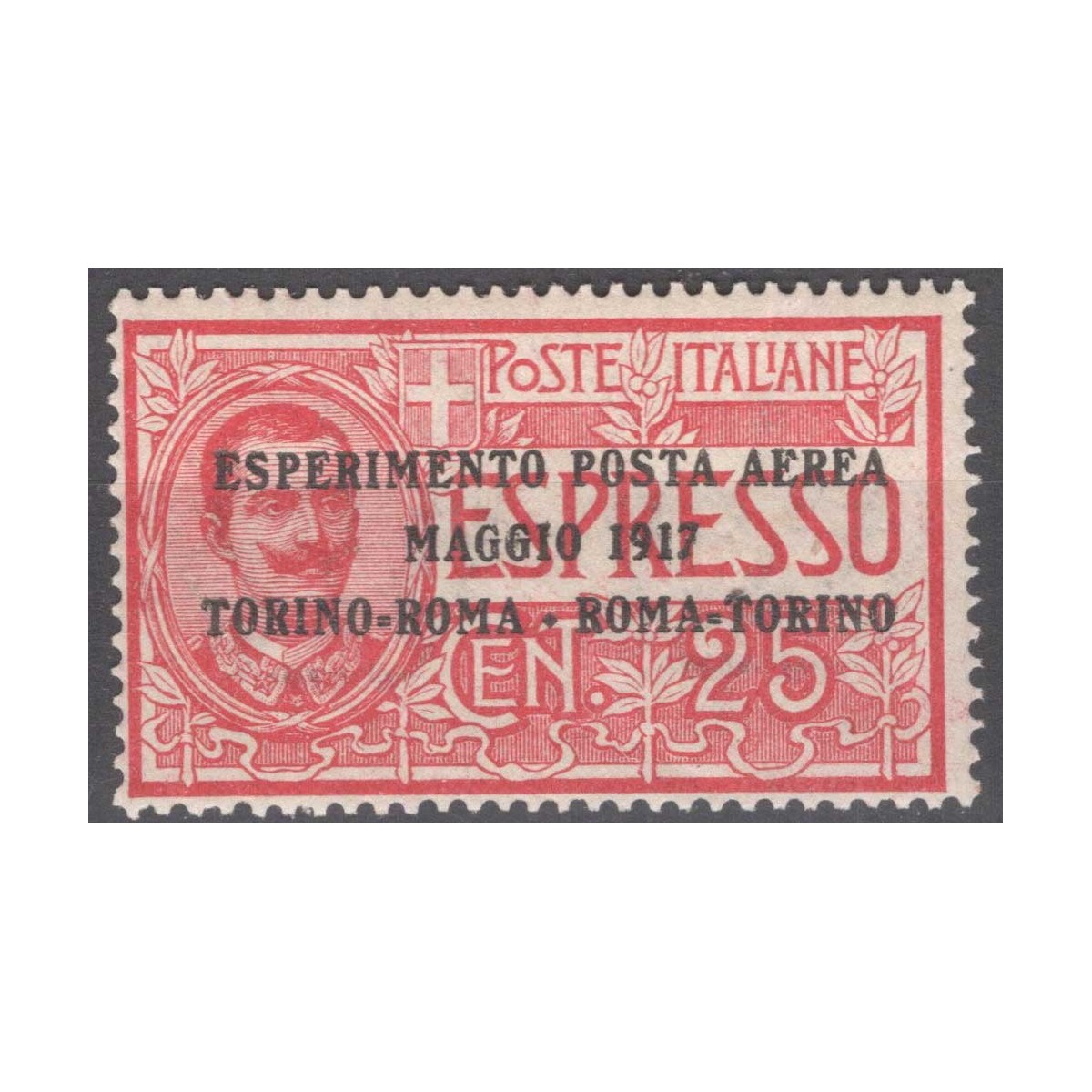 REGNO D'ITALIA 1917 P/A ESPERIMENTO TORINO ROMA N.1 G.I MNH**  | Fi... REGNO D'ITALIA 1917 P/A ESPERIMENTO TORINO ROMA N.1 G.I MNH**  | Fi...