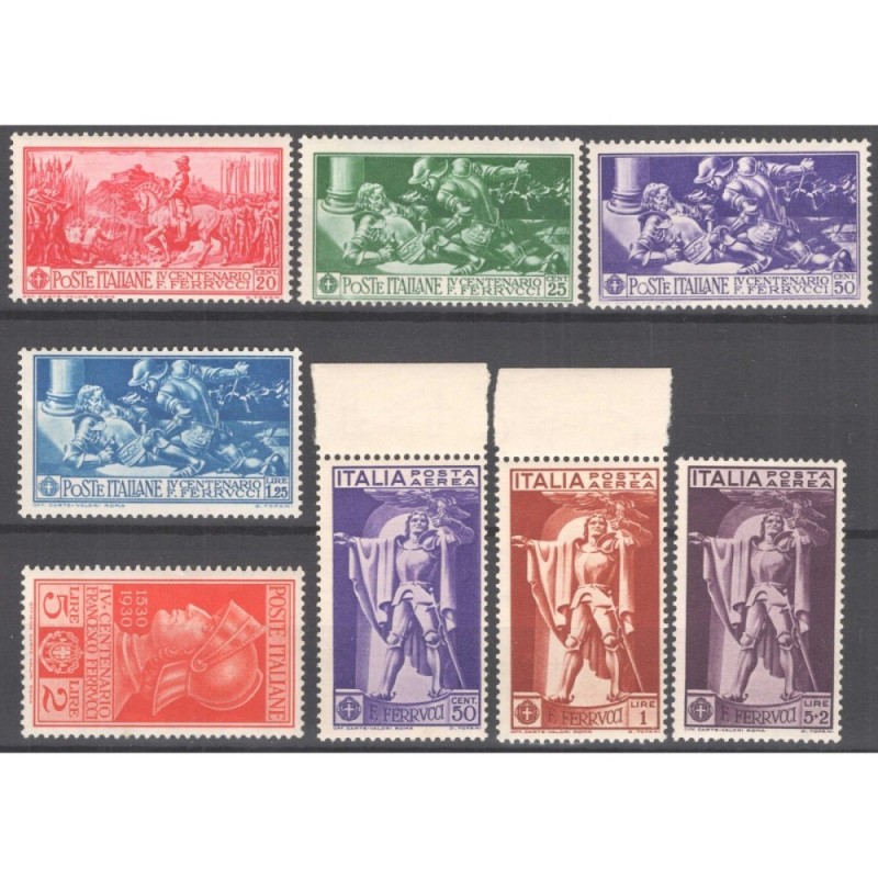 REGNO D'ITALIA 1930 FERRUCCI 8 V. G.I MNH**  | Filatelia Meloni