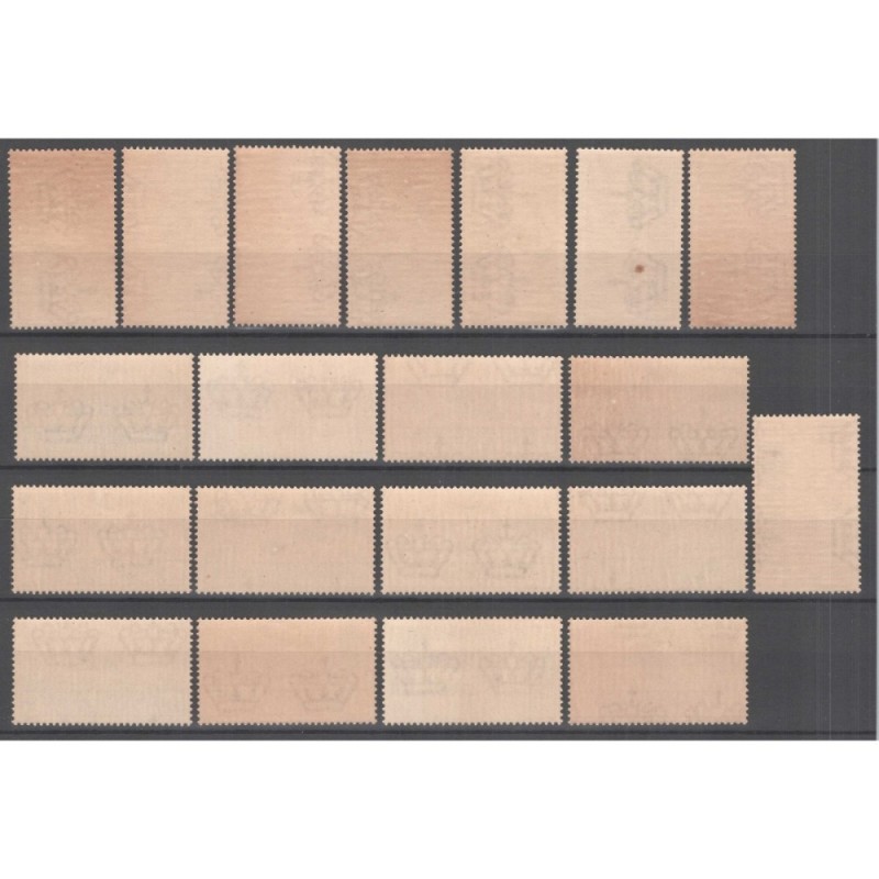 REGNO D'ITALIA 1934 MEDAGLIE AL VALOR MILITARE 20 V. G.I MNH** CERT...